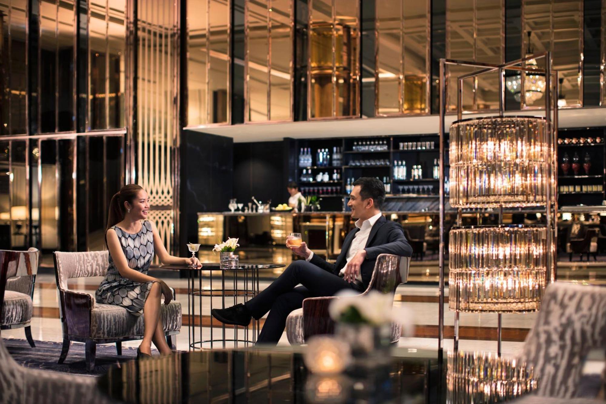 Bangkok Marriott Marquis Queens Park Eksteriør bilde The lobby