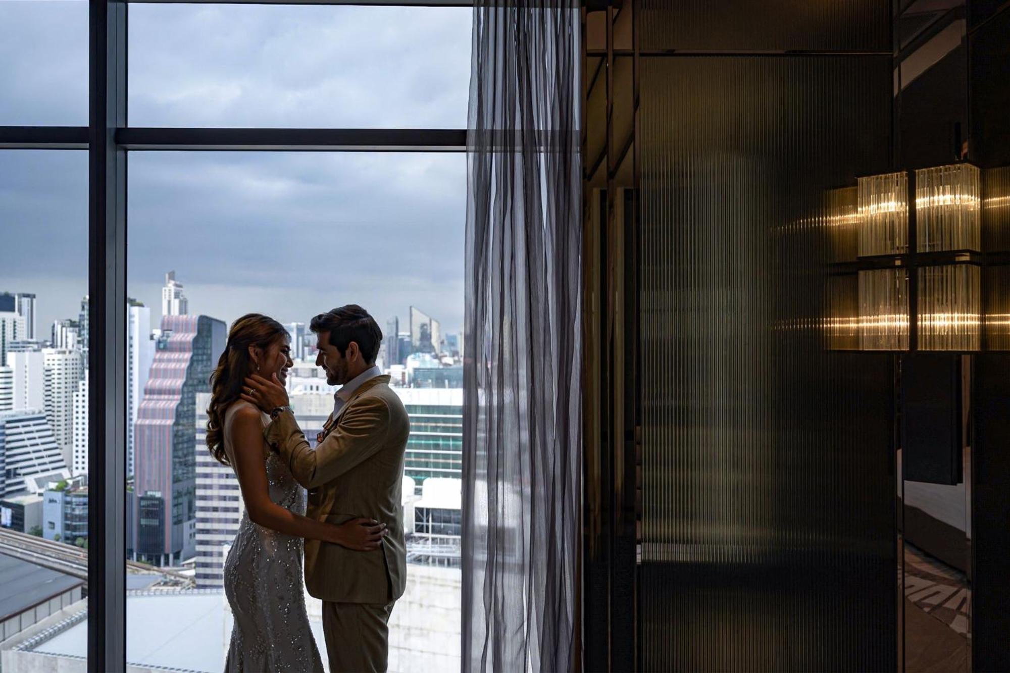 Bangkok Marriott Marquis Queens Park Eksteriør bilde Wedding at the Park