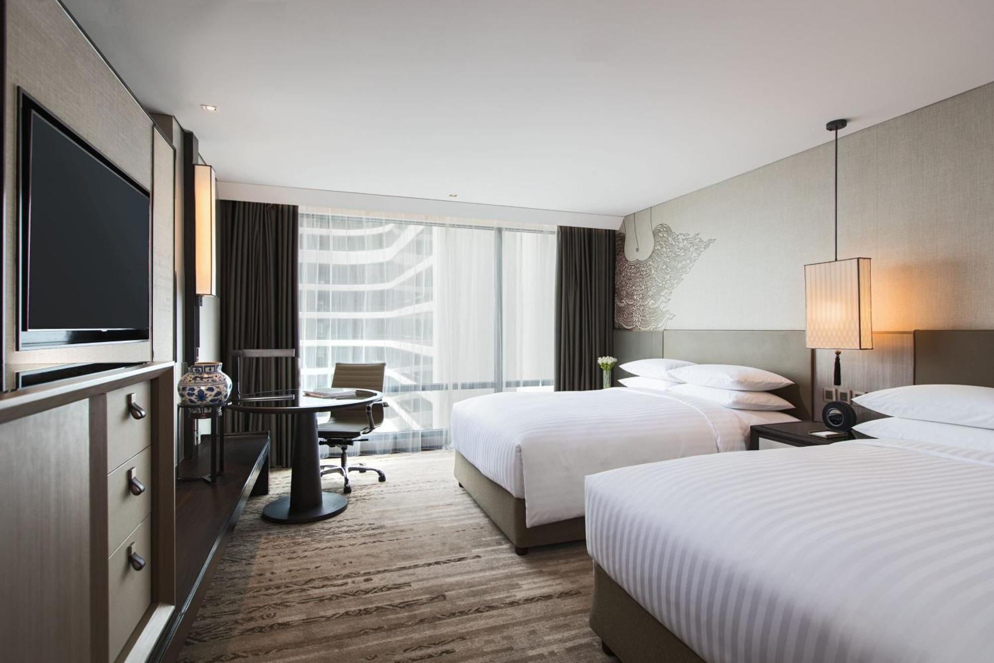 Bangkok Marriott Marquis Queens Park Eksteriør bilde Deluxe Room